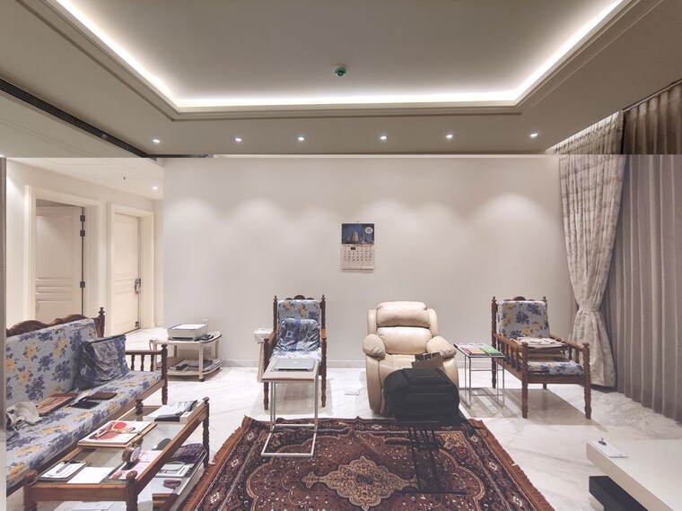 Living Room, bhartiya-city-leela-residences 4 Bedroom 4115 Sq.Ft. Apartment In Thanisandra Main Road Bangalore 10263040