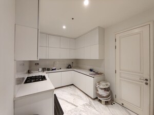 Kitchen in 4 BHK Apartment at Bhartiya City Leela Residences, Thanisandra Main Road – for Rent