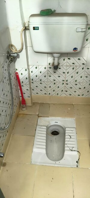 Bathroom in 1 BHK Apartment at Safal Complex, Nerul – for Rent