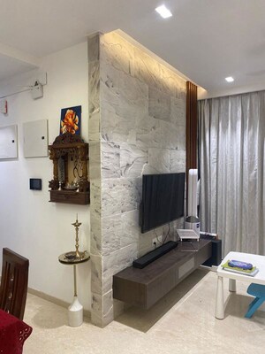 Living Room in 2 BHK Apartment at Shapoorji Pallonji Vicinia, Powai – for Sale