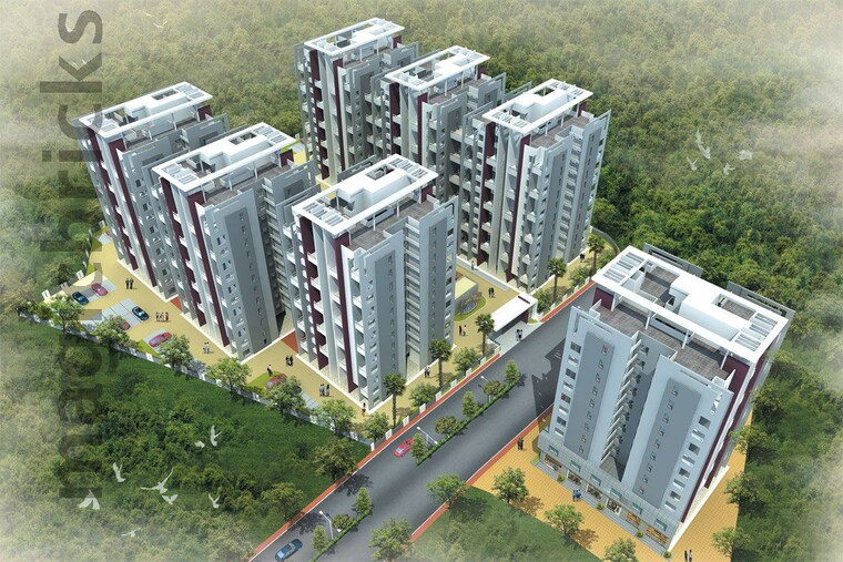 Master Plan, alcon-renaissant 2 Bedroom 1180 Sq.Ft. Apartment In Kharadi Pune 10263065