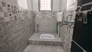 Bathroom in 2 BHK Apartment at Venkatesh Madhuban, Baner – for Rent
