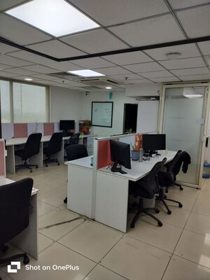 Team Area in  Office Space at Savvy Shapath V, Prahlad Nagar – for Rent