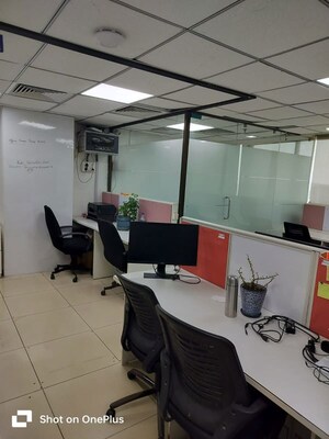 Team Area in  Office Space at Savvy Shapath V, Prahlad Nagar – for Rent
