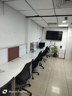 Team Area in  Office Space at Savvy Shapath V, Prahlad Nagar – for Rent