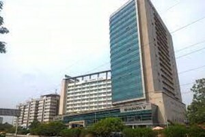  Office Space – Exterior View View at Savvy Shapath V, Prahlad Nagar - for Rent