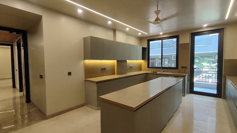 Kitchen, green-wood-city 4 Bedroom 4500 Sq.Ft. Builder Floor In Sector 45 Gurgaon 10263304