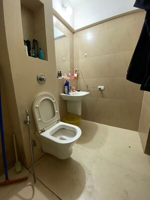 Bathroom in 3 BHK Apartment at Lodha Splendora, Ghodbunder Road – for Rent
