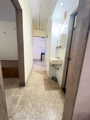 Bathroom in 1 BHK Apartment at Champak Apartment 59, Vasant Vihar – for Rent