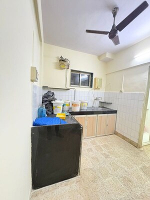 Kitchen in 1 BHK Apartment at Champak Apartment 59, Vasant Vihar – for Rent