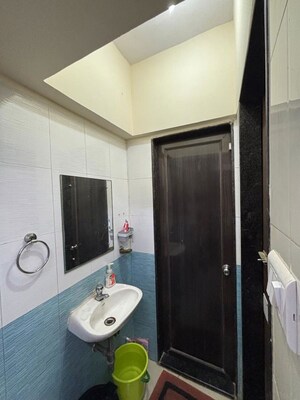 Bathroom in 1 BHK Apartment at Bhakti Heights Tilak Nagar, Tilak Nagar – for Rent