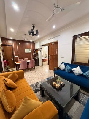 Living Room in 3 BHK Builder Floor at Sector 21d – for Rent