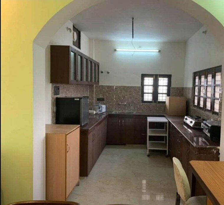 Kitchen, hazratganj 3 Bedroom 1406 Sq.Ft. Apartment In Hazratganj Lucknow 10263427