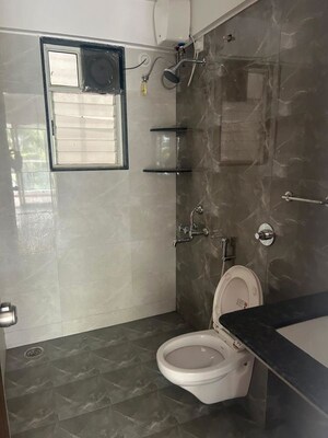 Bathroom in 1 BHK Apartment at Ganga CHS Dapodi, Dapodi – for Rent
