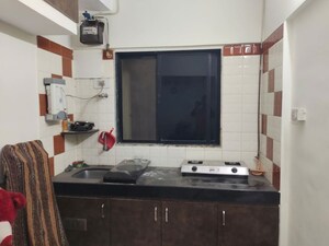 Kitchen in 1 BHK Apartment at Jeevan Vihar CHS, Bhandup East – for Sale