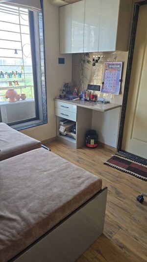 Bedroom in 1 BHK Apartment at Jeevan Vihar CHS, Bhandup East – for Sale