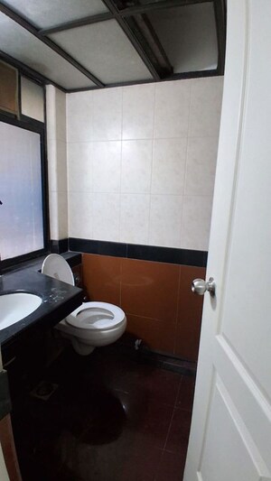 Bathroom in 3 BHK Apartment at Shikhar Kunj Malad, Malad East – for Rent
