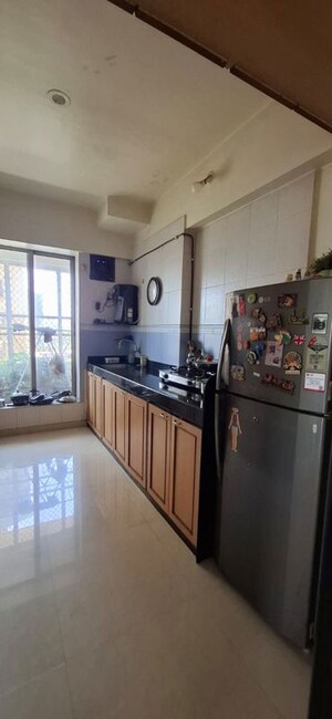 Kitchen in 3 BHK Apartment at Neelkanth Gardens, Chembur – for Rent