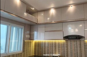 Kitchen in 3 BHK Apartment at Omaxe The Palace, Gomti Nagar – for Rent