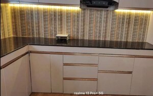 Kitchen in 3 BHK Apartment at Omaxe The Palace, Gomti Nagar – for Rent
