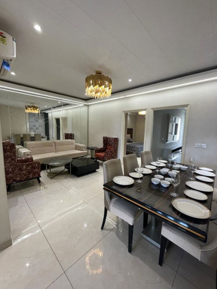 Dining area, harmony-imperial-apartments 3 Bedroom 1800 Sq.Ft. Apartment In Kishanpura Zirakpur 10263515
