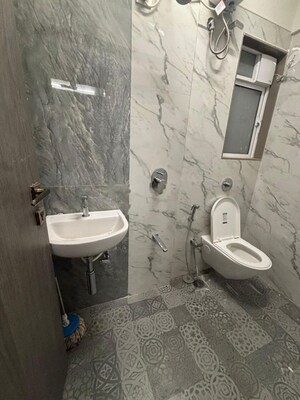 Bathroom in 1 BHK Apartment at Adityaraj Shivraj, Vikhroli East – for Rent