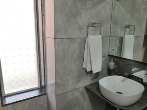 Bathroom in 4 BHK Builder Floor at Mansa Devi – for Rent