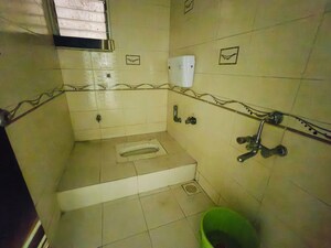 Bathroom in 2 BHK Apartment at Runwal Seagull, Hadapsar – for Rent