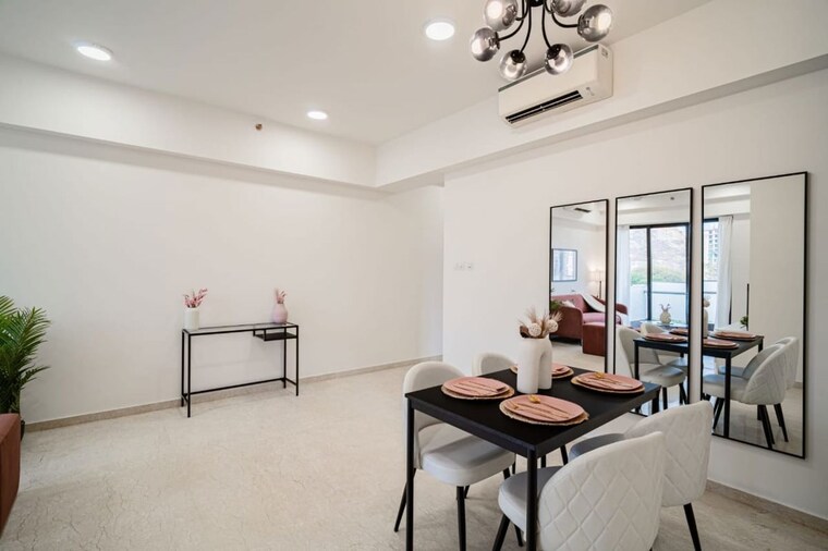 Living Room, shapoorji-pallonji-vicinia 2 Bedroom 888 Sq.Ft. Apartment In Powai Mumbai 10263651