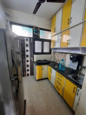 Kitchen in 2 BHK Builder Floor at Malviya Nagar – for Rent