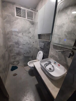 Bathroom in 2 BHK Builder Floor at Malviya Nagar – for Rent