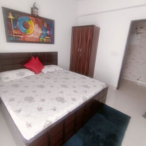 Bedroom in 3 BHK Apartment at Radhey Krishna Casa Green I, Sector 16 Greater Noida – for Rent