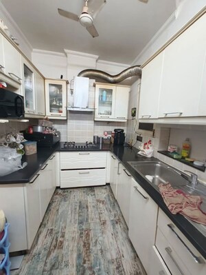 Kitchen in 2 BHK Builder Floor at Chittaranjan Park – for Sale