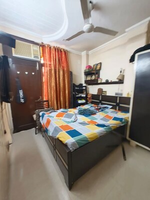 Bedroom in 2 BHK Builder Floor at Chittaranjan Park – for Sale