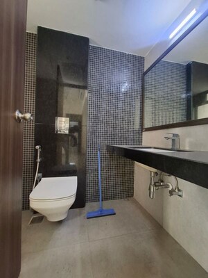 Bathroom in 2 BHK Apartment at Lodha Luxuria Priva, Majiwada – for Sale