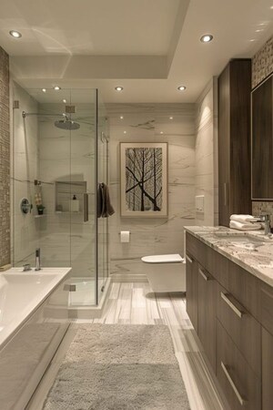 Bathroom in 3 BHK Villa at My Citi, Bidadi – for Sale