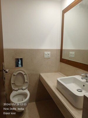 Bathroom in 4 BHK Builder Floor at Greater Kailash ii – for Rent