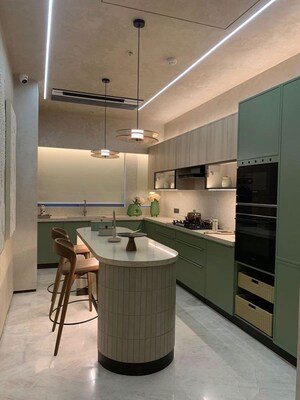 Kitchen in 3 BHK Apartment at Runwal Raaya, Worli – for Sale