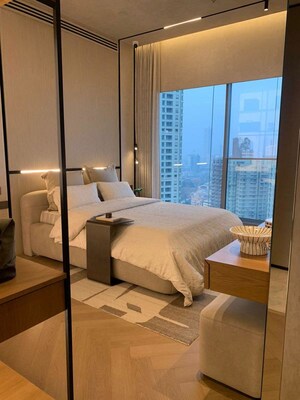 Living Room in 3 BHK Apartment at Runwal Raaya, Worli – for Sale