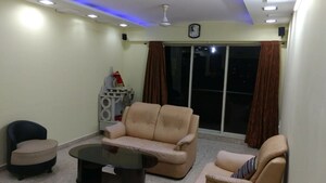 Living Room in 3 BHK Apartment at The Wadhwa Anmol Pride, Goregaon West – for Rent