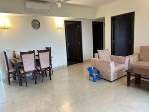 Living Room in 3 BHK Apartment at Adani Samsara Vilasa, Sector 63 – for Rent