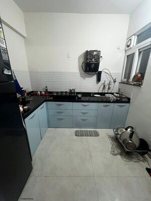 Kitchen in 2 BHK Apartment at Majestique Marbella Phase 1, Kharadi – for Rent