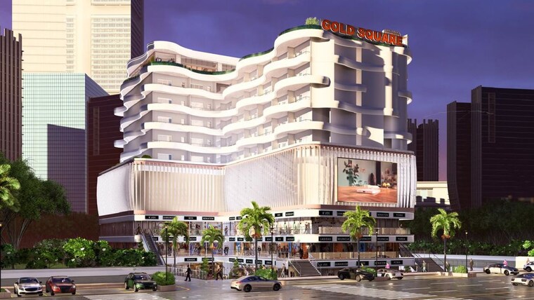 Exterior View, gky-gold-square Commercial Shop 300 Sq.Ft. In Raj Nagar Extension Ghaziabad 10263964