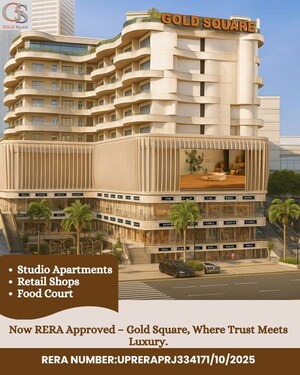  Office Space – Exterior View View at GKY Gold Square, Raj Nagar Extension - for Sale
