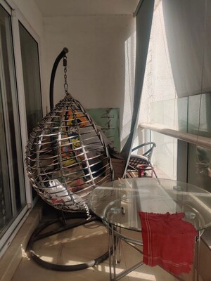 Balcony in 2 BHK Apartment at Omkar Alta Monte, Malad East – for Rent