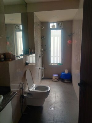 Bathroom in 2 BHK Apartment at Omkar Alta Monte, Malad East – for Rent