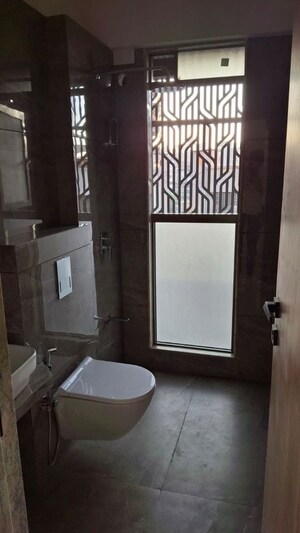 Bathroom in 3 BHK Apartment at Bhutra Mangal Karini Sky Breeze, Goregaon West – for Rent