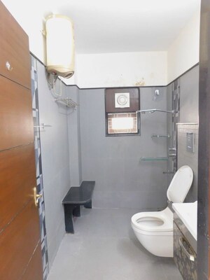 Bathroom in 3 BHK Builder Floor at Adityas Mont Castle, Jubilee Hills – for Rent