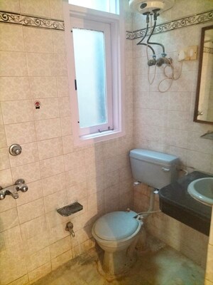 Bathroom in 2 BHK Builder Floor at Greater Kailash I – for Rent