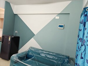 Living Room in 1 BHK Apartment at Marathahalli – for Rent